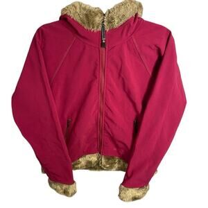 Marmot Hooded Furlong Lined Hooded Full Zip Jacket Soft Shell Fleece Size Medium